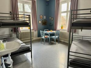 Voodi või voodid majutusasutuse STF Landskrona Hostel toas