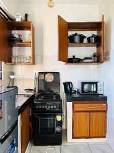 Η κουζίνα ή μικρή κουζίνα στο Furnished one bedroom apartment in mombasa