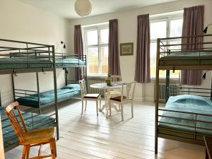Voodi või voodid majutusasutuse STF Landskrona Hostel toas