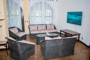 Posezení v ubytování Coastal cottage