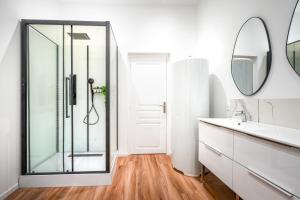 Koupelna v ubytování Urban Chic Hypercentre, Spa double + 5 fotografií