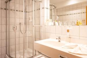 Koupelna v ubytování Hotel Aulmann