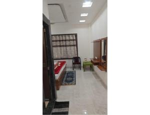 A seating area at Ma Parvati residency, Chitrakoot
