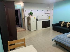 Kuchyň nebo kuchyňský kout v ubytování impact เมืองทองธานี ห้องเช่ารายวัน pupular condo เมืองทอง