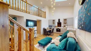 Η κουζίνα ή μικρή κουζίνα στο Springwood Barn No2 Merlyn