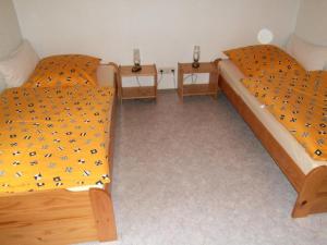 Postel nebo postele na pokoji v ubytování Ferienhaus-in-ruhiger-Lage