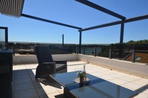 Balkon lub taras w obiekcie Apartman Viola Vižula