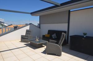Balkon lub taras w obiekcie Apartman Viola Vižula