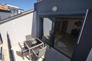 Balkon lub taras w obiekcie Apartman Viola Vižula
