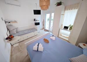 TV a/nebo společenská místnost v ubytování Casa del mare