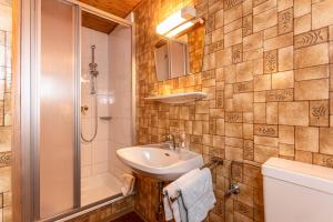 Koupelna v ubytování Ferienhaus Alpenrose
