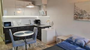 Kuchyňa alebo kuchynka v ubytovaní Apartament Wyszyńskiego 10