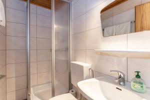 Koupelna v ubytování Ferienhaus Alpenrose