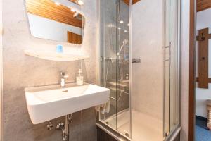 Koupelna v ubytování Ferienhaus Alpenrose