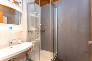 Koupelna v ubytování Ferienhaus Alpenrose