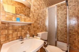 Koupelna v ubytování Ferienhaus Alpenrose