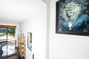 TV/trung tâm giải trí tại MAURA - Maison Mentonnaise - Parking - Terrasse