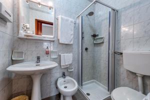 Koupelna v ubytování Hotel Barsotti