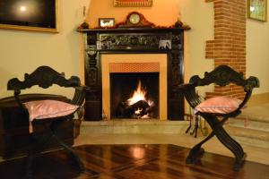 Posezení v ubytování B&B Palazzo La Loggia