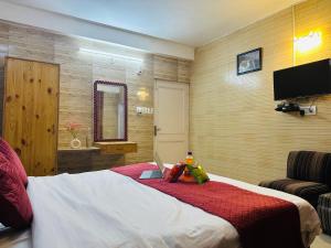 Telewizja i/lub zestaw kina domowego w obiekcie Hotel Nobo Nest