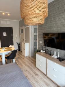 Kuchyň nebo kuchyňský kout v ubytování Piękne miejsca przy deptaku Mountain Aparts + 9 fotografií