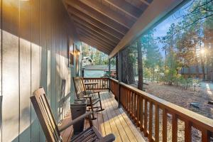 Balkón nebo terasa v ubytování Bearfoot Getaway