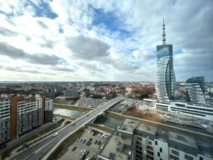Výhľad na mesto Rzeszów alebo výhľad na mesto priamo z apartmánu