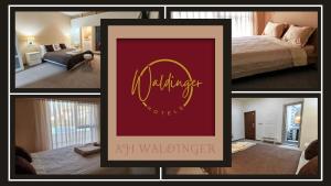 Postel nebo postele na pokoji v ubytování Aparthotel Waldinger Skopje