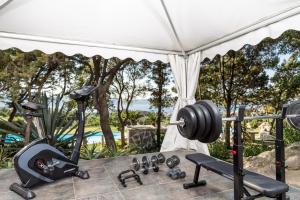 Fitness centrum a/nebo fitness zařízení v ubytování Suite Amore