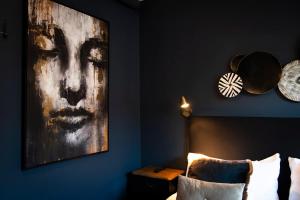 Postel nebo postele na pokoji v ubytování Hotell Aqva Restaurang & Bar Ett Biosfärhotell med fokus på hållbarhet