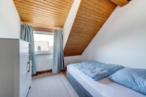 Postel nebo postele na pokoji v ubytování Schöne Ferienwohnung in Andernach