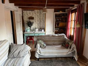 A bed or beds in a room at La Milana, Orbaneja del Castillo