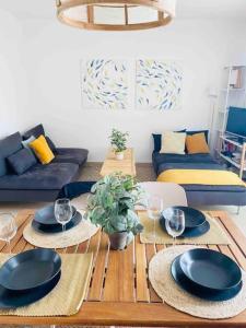 Χώρος καθιστικού στο Somptueux T3 vue unique, pisicne