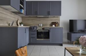 Η κουζίνα ή μικρή κουζίνα στο Haus Ostsee +35 φωτογραφίες