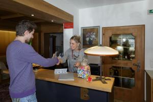 Hostia v ubytovaní Hotel Bergland