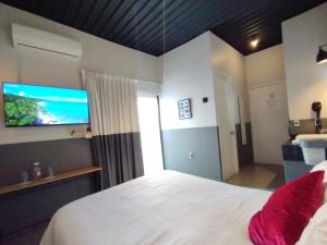 เตียงในห้องที่ Hotel NEXT