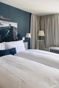 Voodi või voodid majutusasutuse Hotel Seehof toas