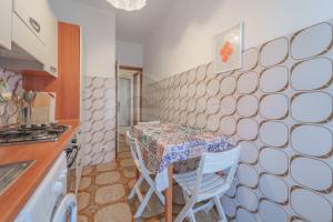 Kuchyň nebo kuchyňský kout v ubytování Casa Floretta - Goelba