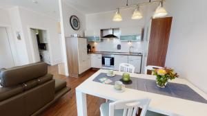 Η κουζίνα ή μικρή κουζίνα στο Gretje in der Villa Patricia