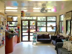 Χώρος καθιστικού στο YHA Ngong Ping SG Davis Youth Hostel