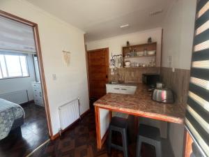 Kuchyň nebo kuchyňský kout v ubytování LOFT Glaciar Serrano