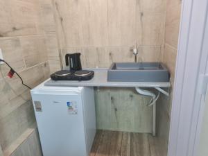 Η κουζίνα ή μικρή κουζίνα στο Micro Casa Kabanna