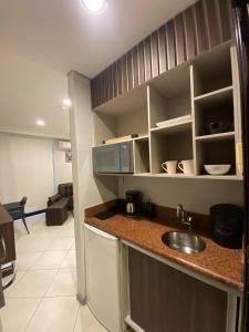 Dapur atau dapur kecil di Millenium Hotel Flat