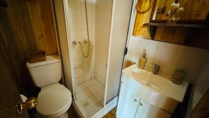 Koupelna v ubytování Cabaña Marquesana + 3 fotografie