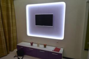 ヴォログダにあるApartment na Konevaの部屋の壁掛けテレビ
