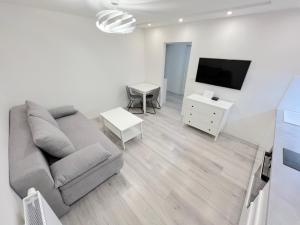 TV a/nebo společenská místnost v ubytování Krásny byt - apartmán v Novom meste