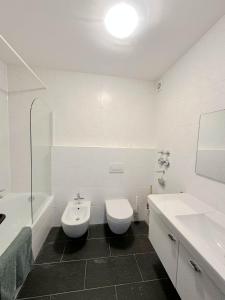 Ένα μπάνιο στο Schöne Maisonette im Villa 12-5 Uni Mainz