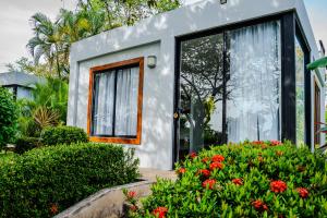 A garden outside The Bohemian Lagarto