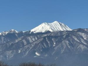 別荘から撮影された、または一般的な山の景色