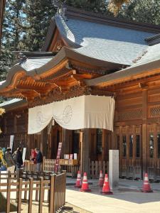 安曇野温泉おもいやりの湯にあるレストランまたは飲食店